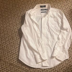 White button down